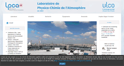 Desktop Screenshot of lpca.univ-littoral.fr