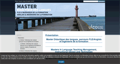 Desktop Screenshot of master-fle.univ-littoral.fr