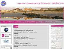 Tablet Screenshot of log.univ-littoral.fr