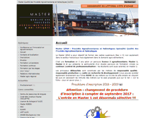 Tablet Screenshot of masterqpah.univ-littoral.fr